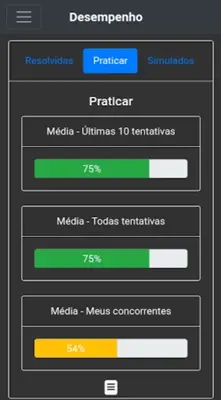 Português Simulados Concurso Público android App screenshot 7